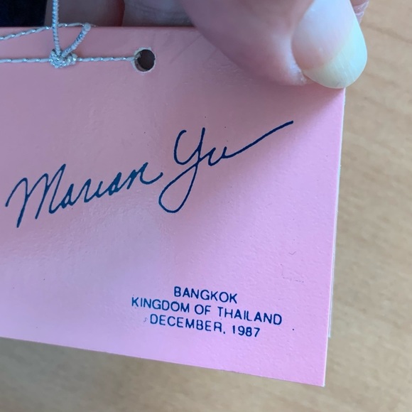 Dolls Marian Yu Designs 1987 Hierloom porcelain set of 2 original box new - Picture 10 of 10